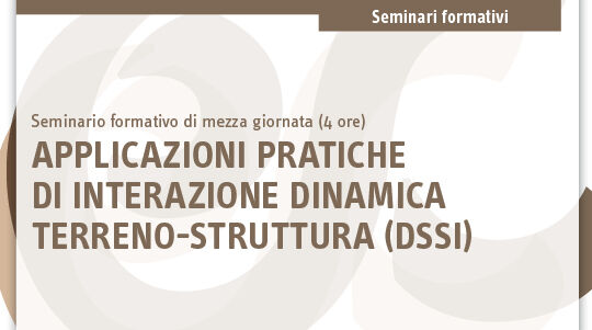 Immagine Seminario sull'interazione dinamica terreno-struttura | Euroconference